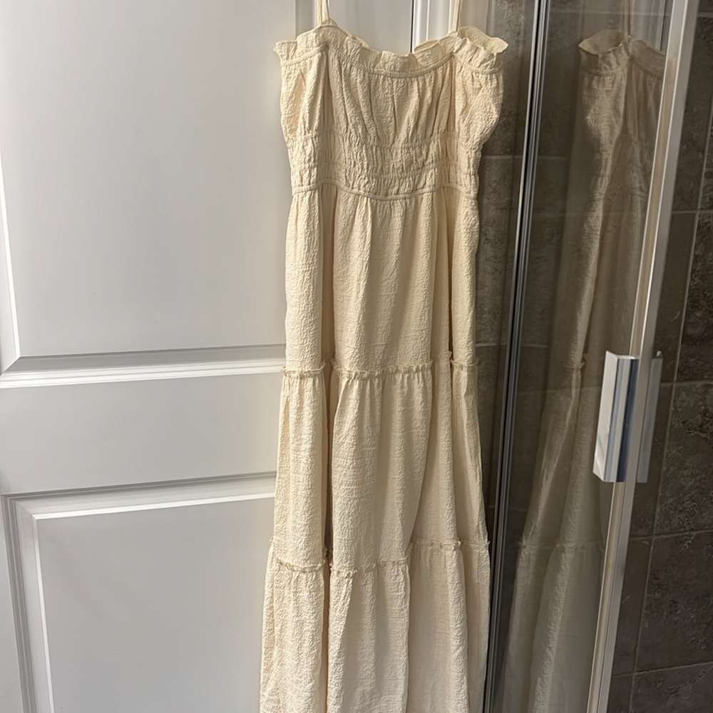 ASTR Maxi Dress - Cream - Size L
